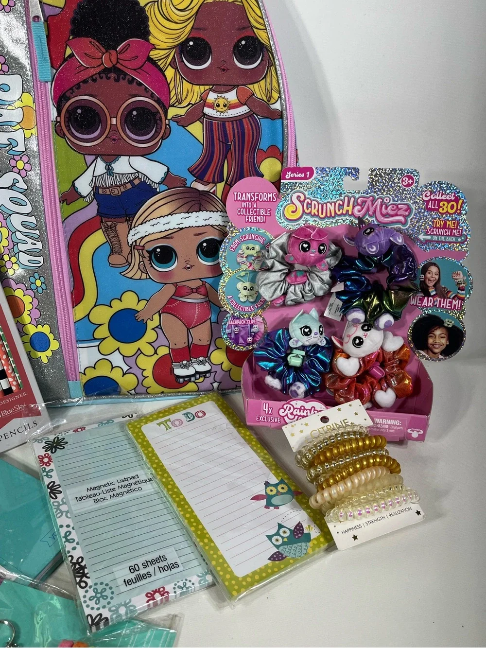 L.O.L. Surprise Girls Backpack Back to School Set Stationary Bags Accessories